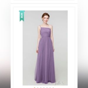 Tulle & Chantilly Purple Bridesmaid Dress
